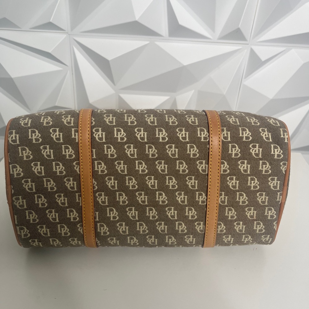 Dooney & Bourke Tan Monogram Duffel Bag - Picture 5 of 5